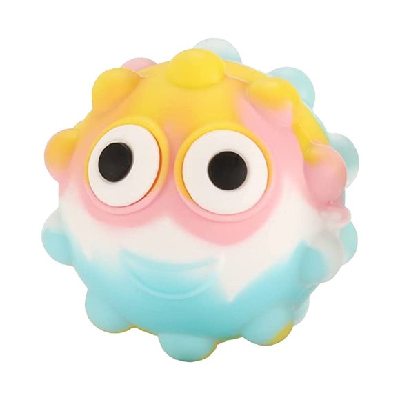 4 Piece of Squeeze Eyes Pop It Easter Toys Assorted - Picture 4 of 7